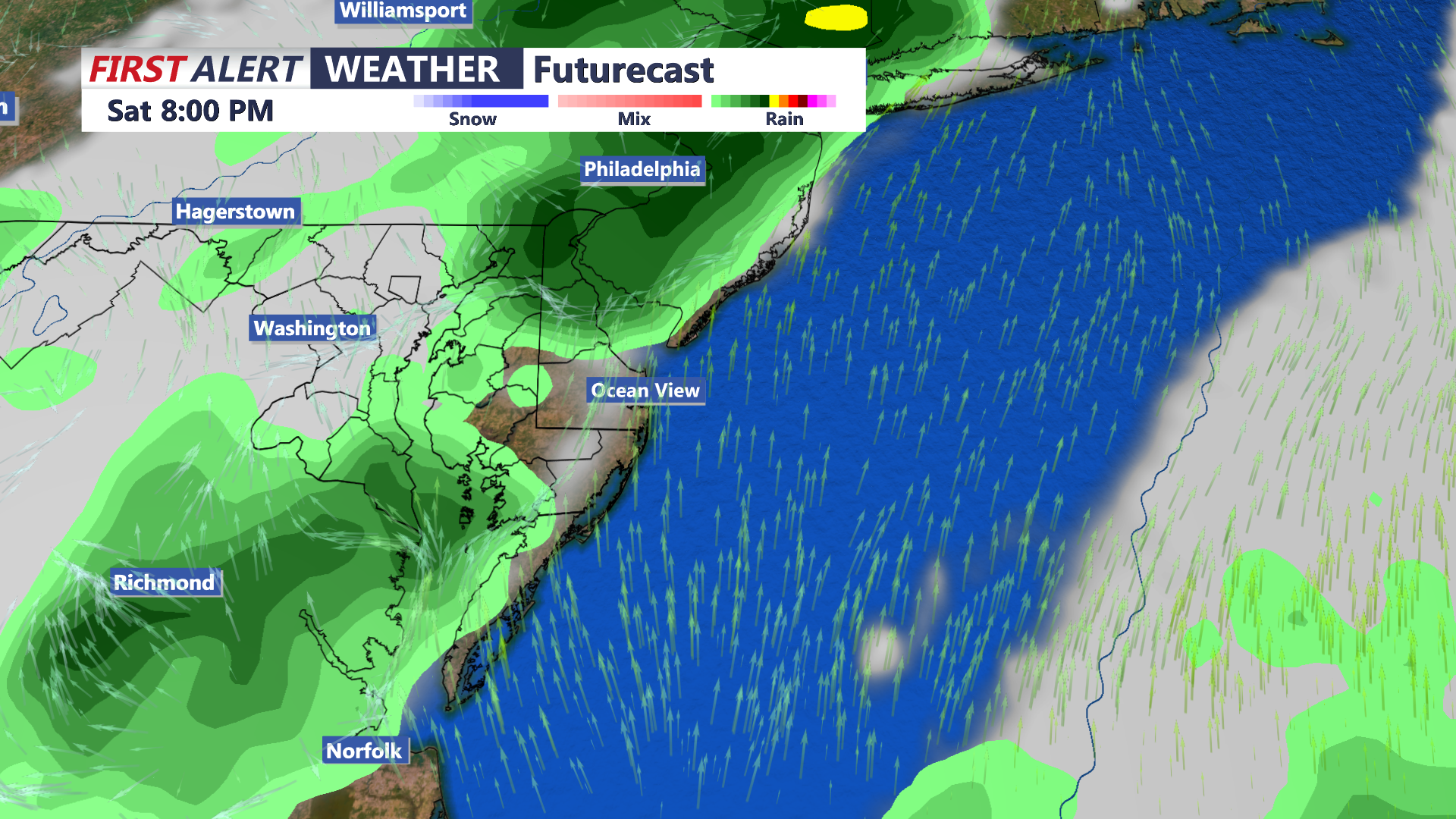 SATURDAY SHOWERS